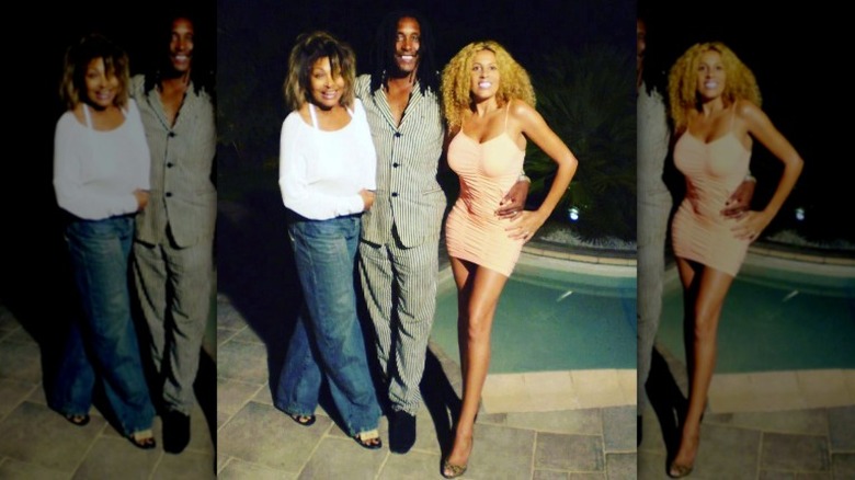 Ronnie Turner with Tina Turner and Afida Turner 