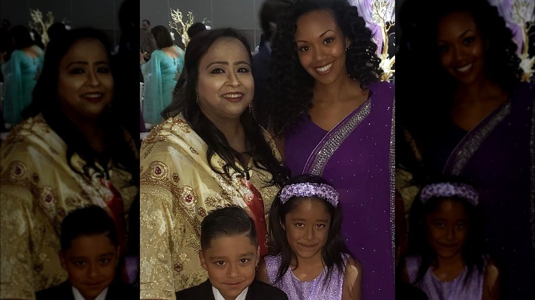 Mishae Morgan with her family