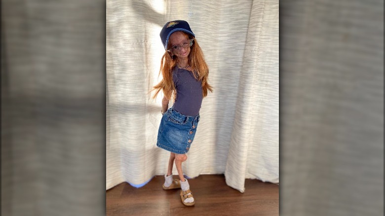 Adalia Rose Williams posing