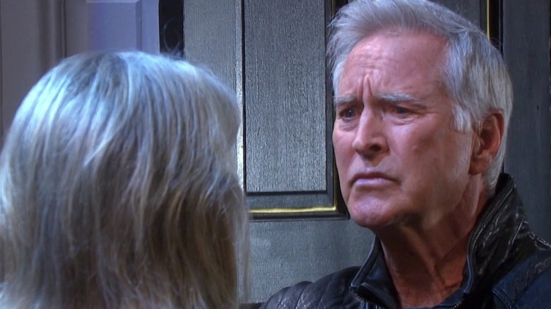 Drake Hogestyn gives a soap opera stare