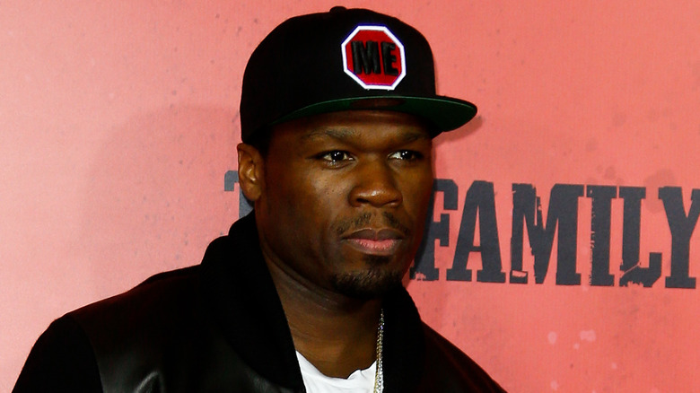 50 Cent posing