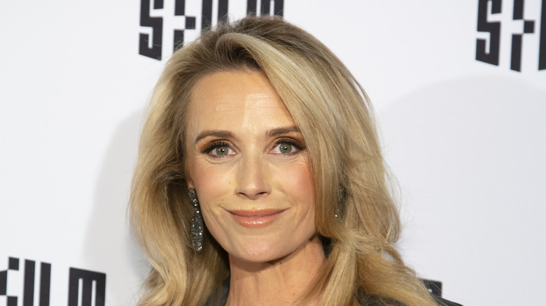 Jennifer Siebel Newsom smiling on a red carpet