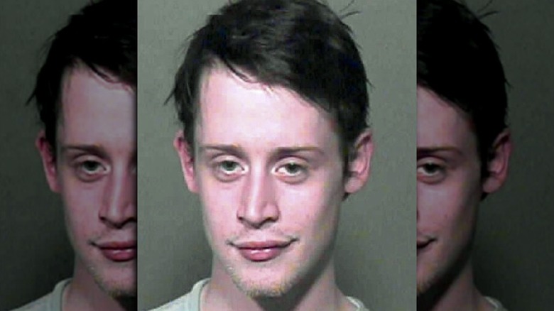 Macauley Culkin mug shot