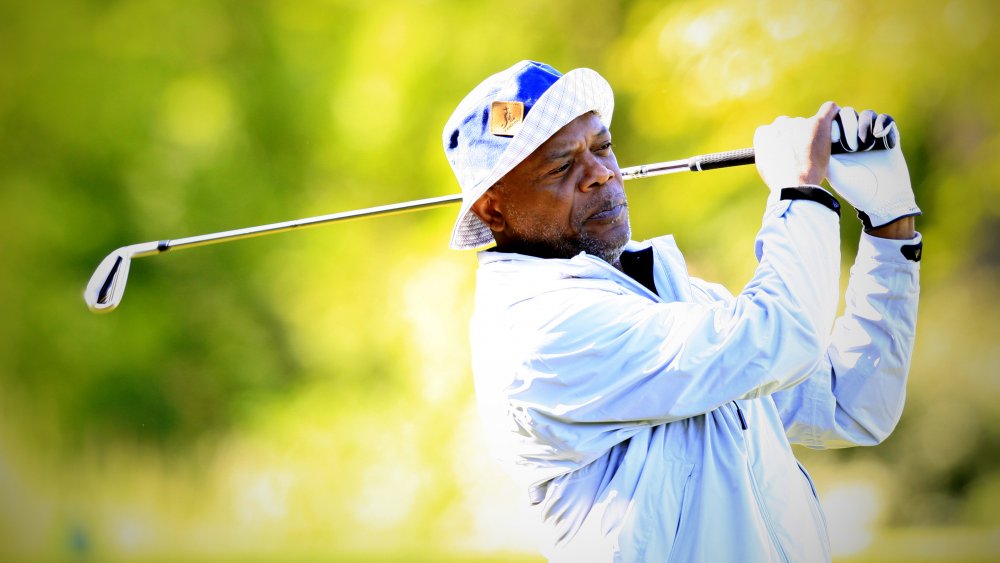 Samuel L. Jackson golfing