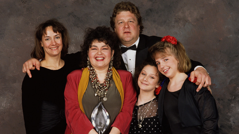 The cast of Roseanne at the 1989 People's Choice Awards