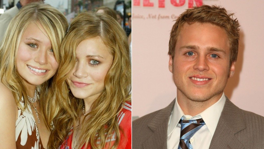 Mary-Kate and Ashley Olsen and Spencer Pratt