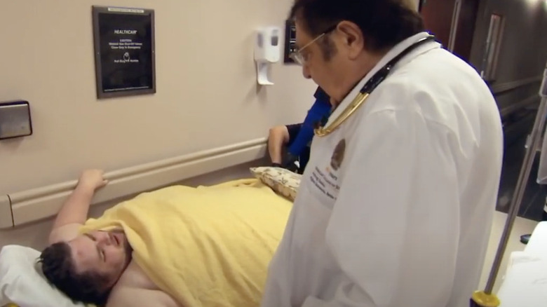 James King in Hospital 