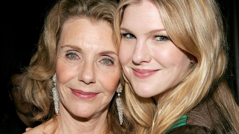 Jill Clayburgh and Lily Rabe smiling