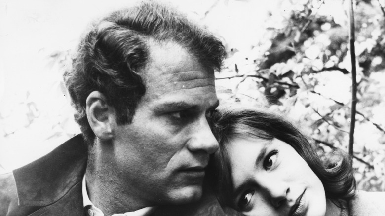 Christian Marquand with actor Catherine Spaak
