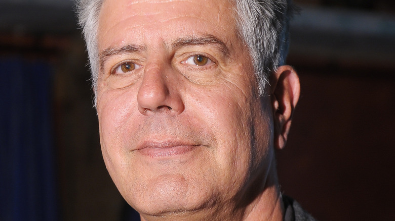 Anthony Bourdain smiling