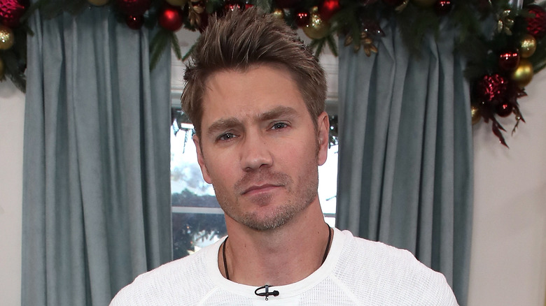 Chad Michael Murray frowning