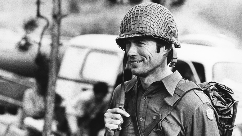 Clint Eastwood on set 
