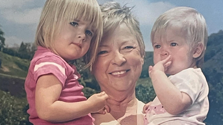 Joni Richards with Sam and Lola Sheen