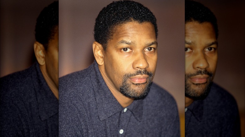 Denzel Washington with facial hair