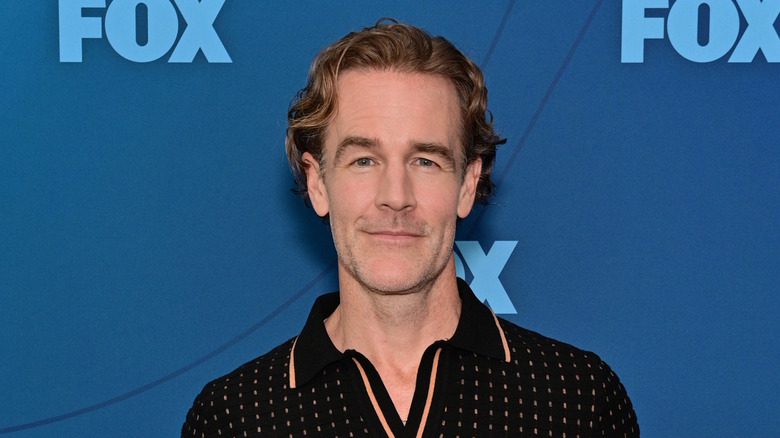 James Van Der Beek poses in November 2024