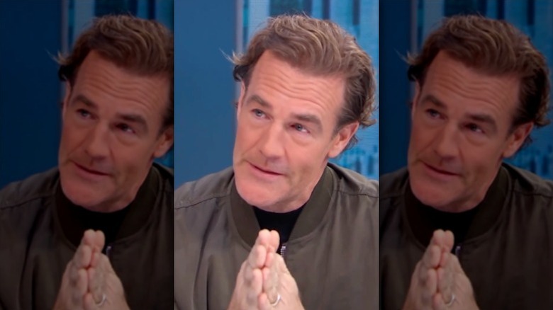 James Van Der Beek becomes emotional discussing cancer journey