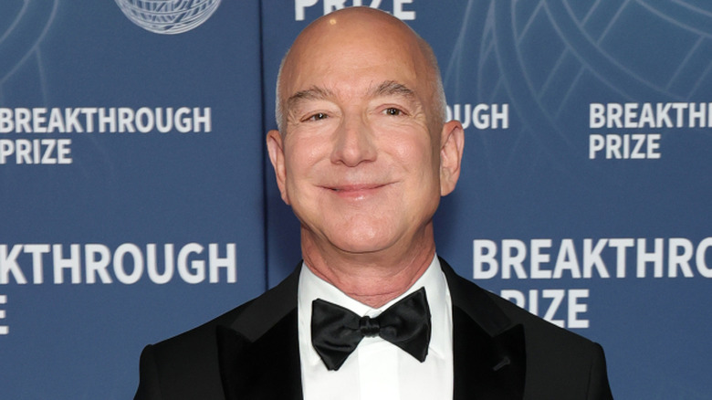 Jeff Bezos at 11th Breakthrough Prize Ceremony at Barker Hangar