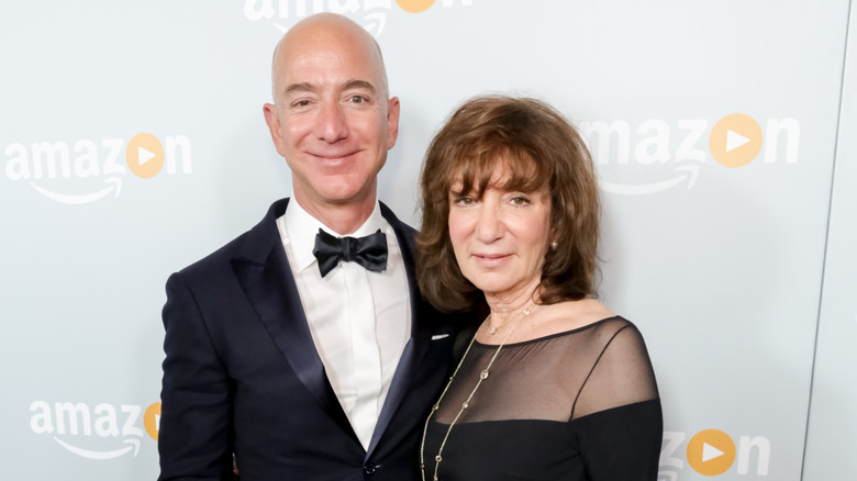 Jeff and Jacklyn Bezos at Amazon's Emmy Celebration at the Sunset Tower Hotel