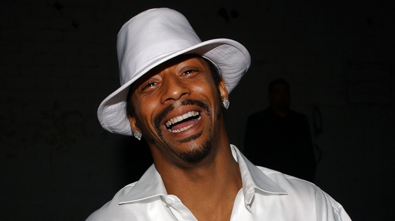 Katt Williams laughing in close-up
