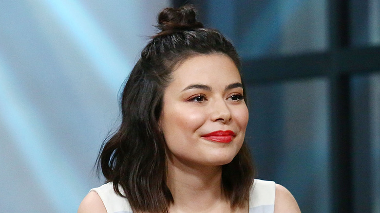 Miranda Cosgrove during an interview