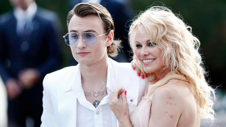 Brandon Thomas Lee and Pamela Anderson