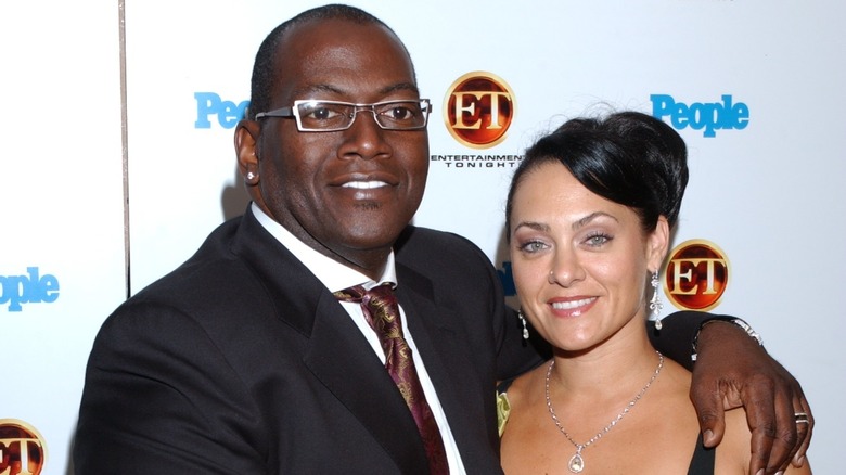 Randy Jackson and Erika Riker smiling