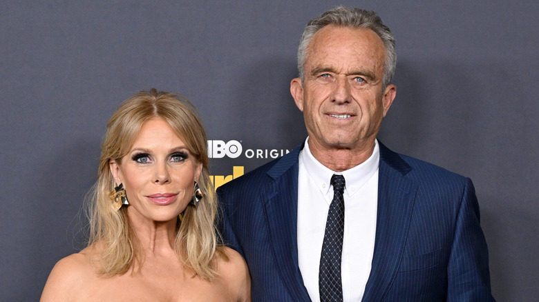 RFK Jr. and Cheryl Hines smiling