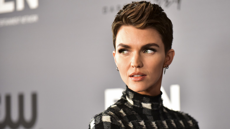 Ruby Rose posing