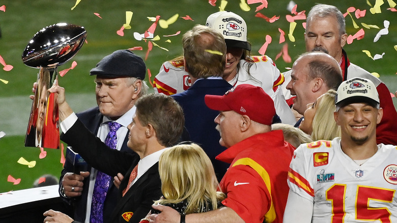 Kansas City Chiefs celebrating