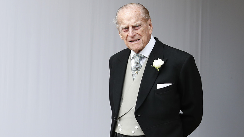 Prince Philip dressed formally