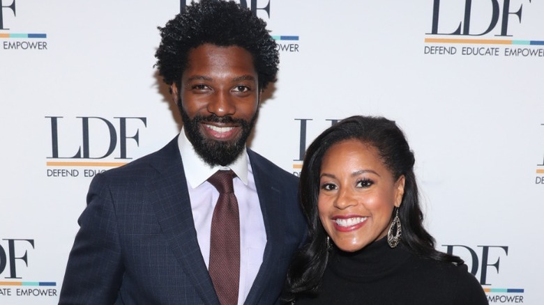 Uche Ojeh and Sheinelle Jones attend the NAACP LDF 33rd National Equal Justice Awards Dinner in New York City (2019)