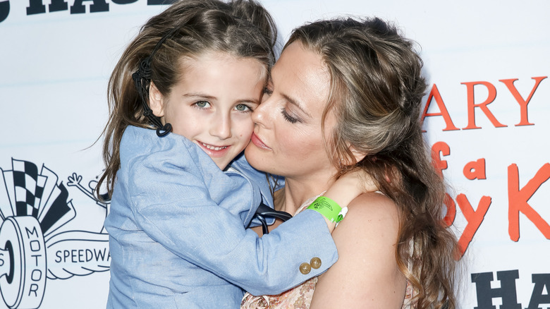 Alicia Silverstone and son Bear on the red carpet