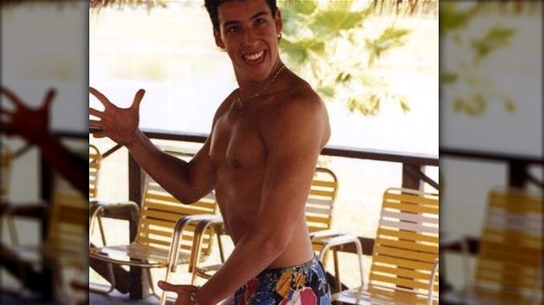 Adam Sandler in a throwback photo