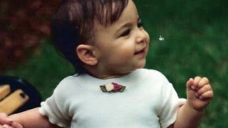 Aly Raisman as a baby