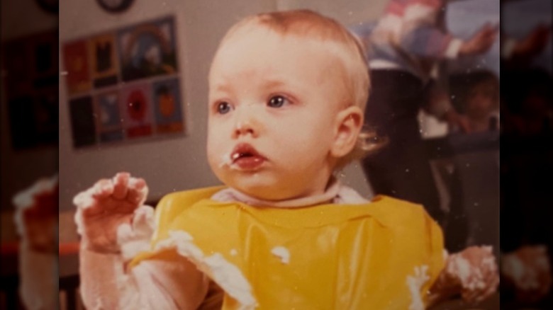 Amanda Seyfried as a baby