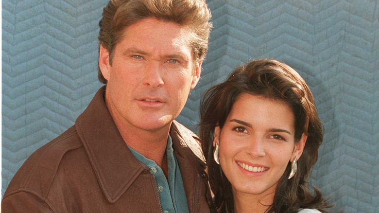 David Hasselhoff and Angie Harmon