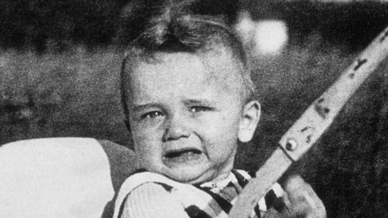 Arnold Schwarzenegger as a baby