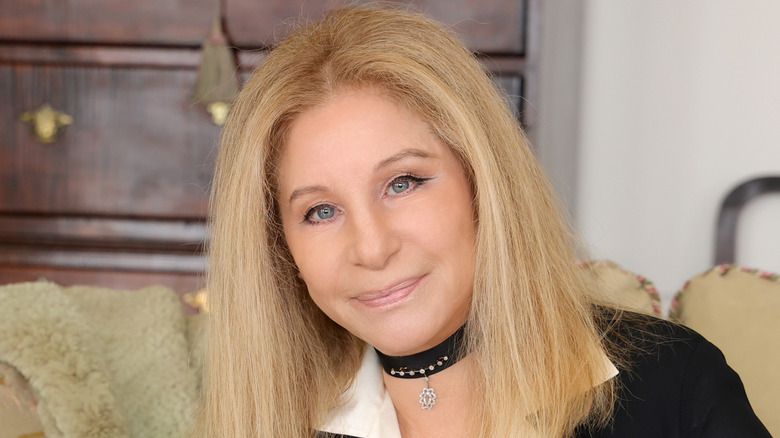 Barbra Streisand smiling