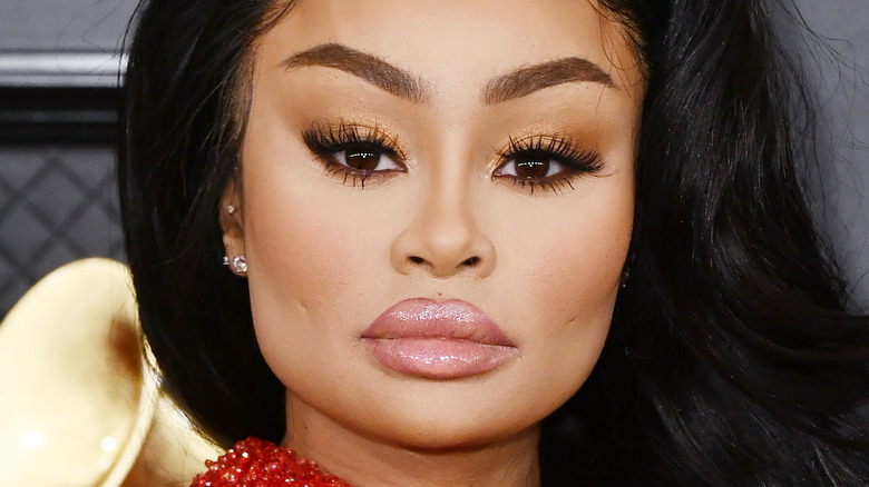 Blac Chyna with serious expression