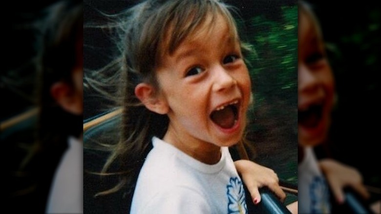 Brie Larson as a child