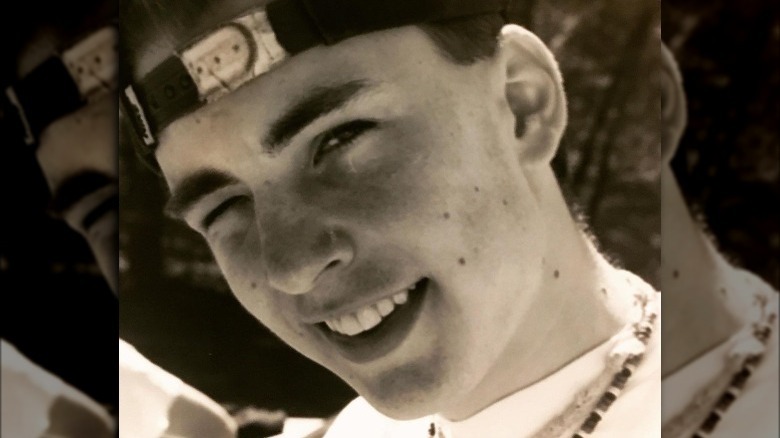 Chris Evans as a teenager