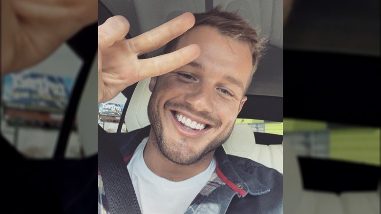 Colton Underwood in a selfie on Instagram 