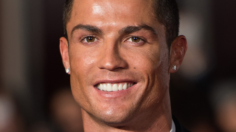 Cristiano Ronaldo smiling