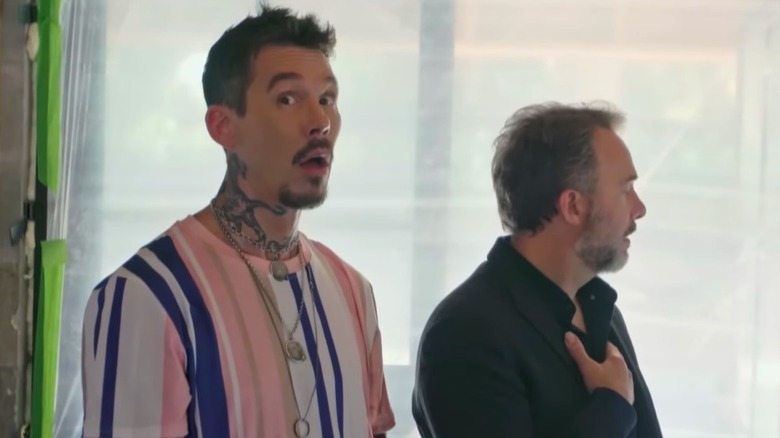 David Bromstad in the process of renovating his home