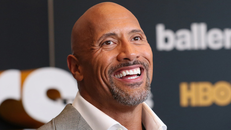 Dwayne Johnson with a beard