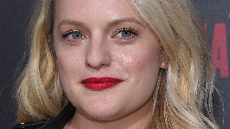 Elisabeth Moss smiling on the red carpet