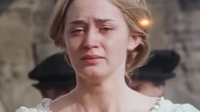 Emily Blunt crying