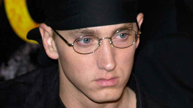 Eminem at the 8 Mile premiere