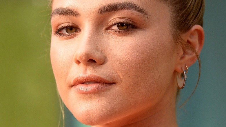 A closeup of Florence Pugh