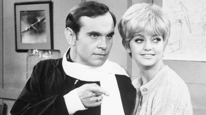 Ronnie Schell with Goldie Hawn in Good Morning World